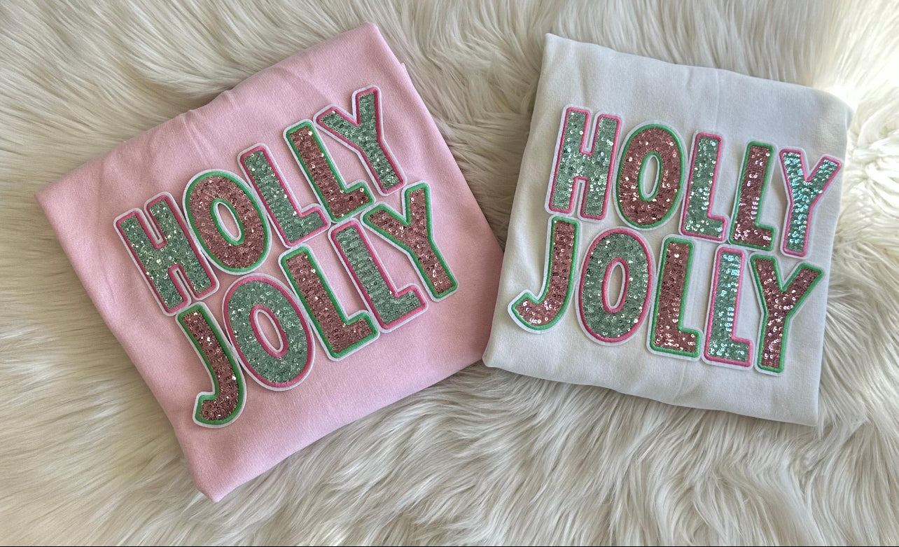 Holly Jolly Chenille Patch - Debbie's Creative Couture
